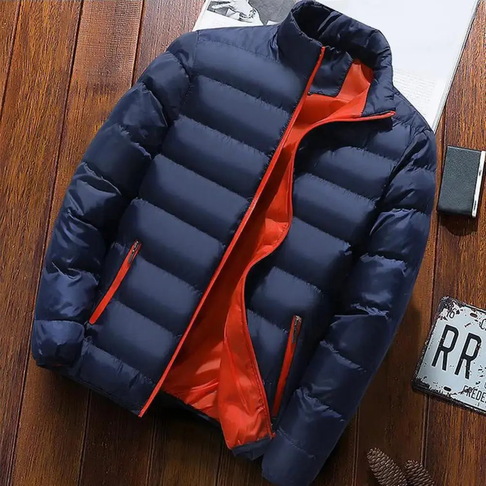 Popular Men Coat Autumn Winter Men Parkas Padded Thick Warm Jacket Coat Thickened Caventro