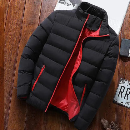 Popular Men Coat Autumn Winter Men Parkas Padded Thick Warm Jacket Coat  Thickened Caventro
