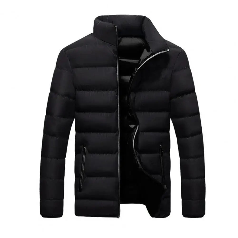 Popular Men Coat Autumn Winter Men Parkas Padded Thick Warm Jacket Coat  Thickened Caventro