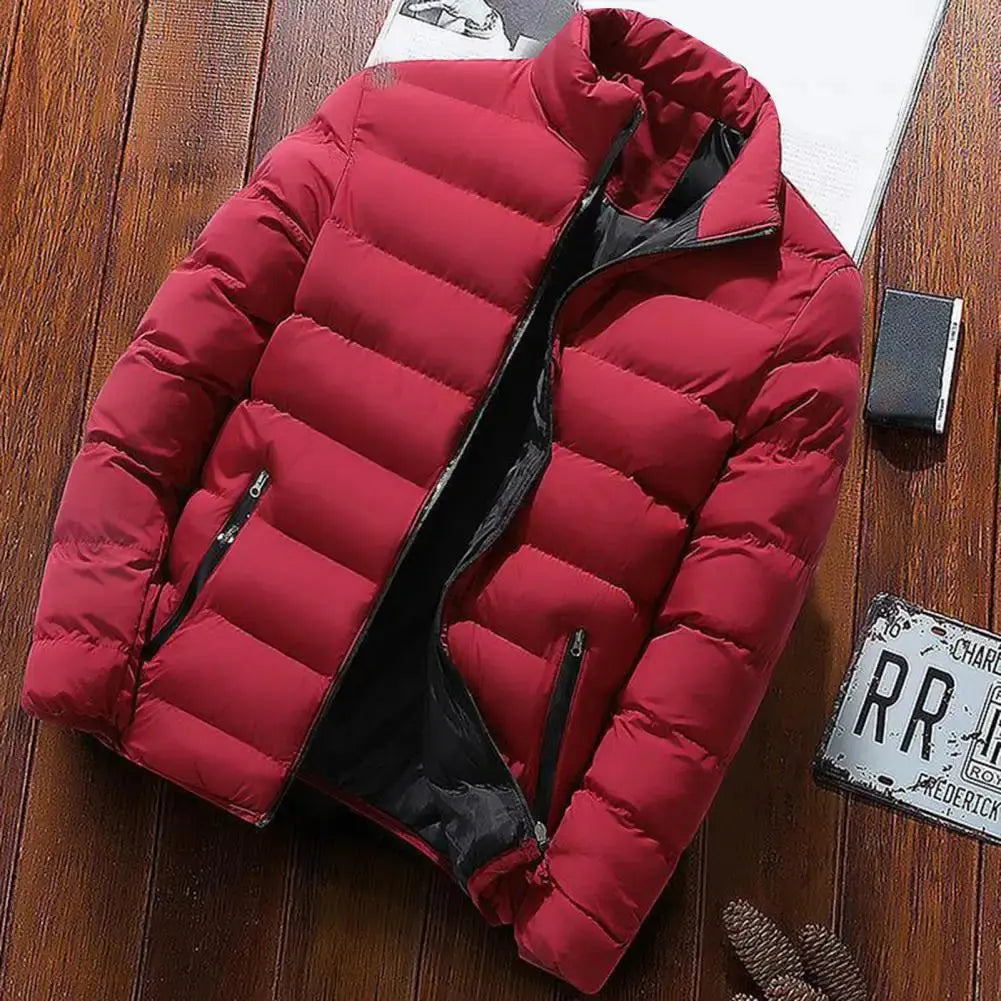 Popular Men Coat Autumn Winter Men Parkas Padded Thick Warm Jacket Coat  Thickened Caventro