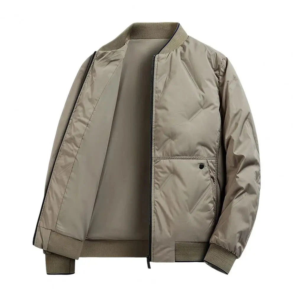 Autumn and winter outerwear men's new trendy brand men's baseball collar autumn casual flight jacket clothes Caventro